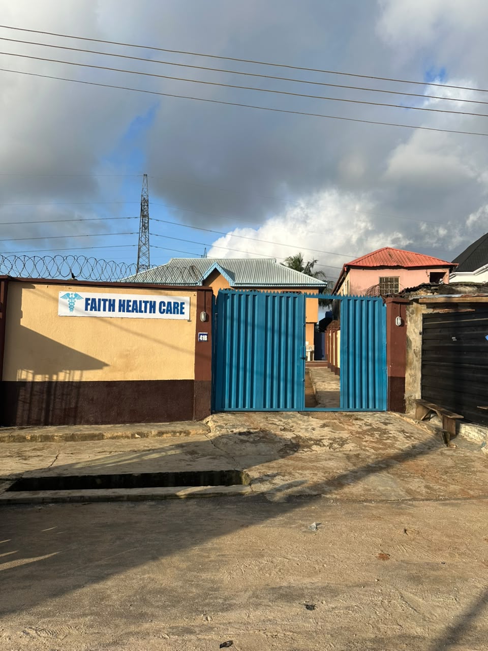 Faith Health Care Entrance Gate