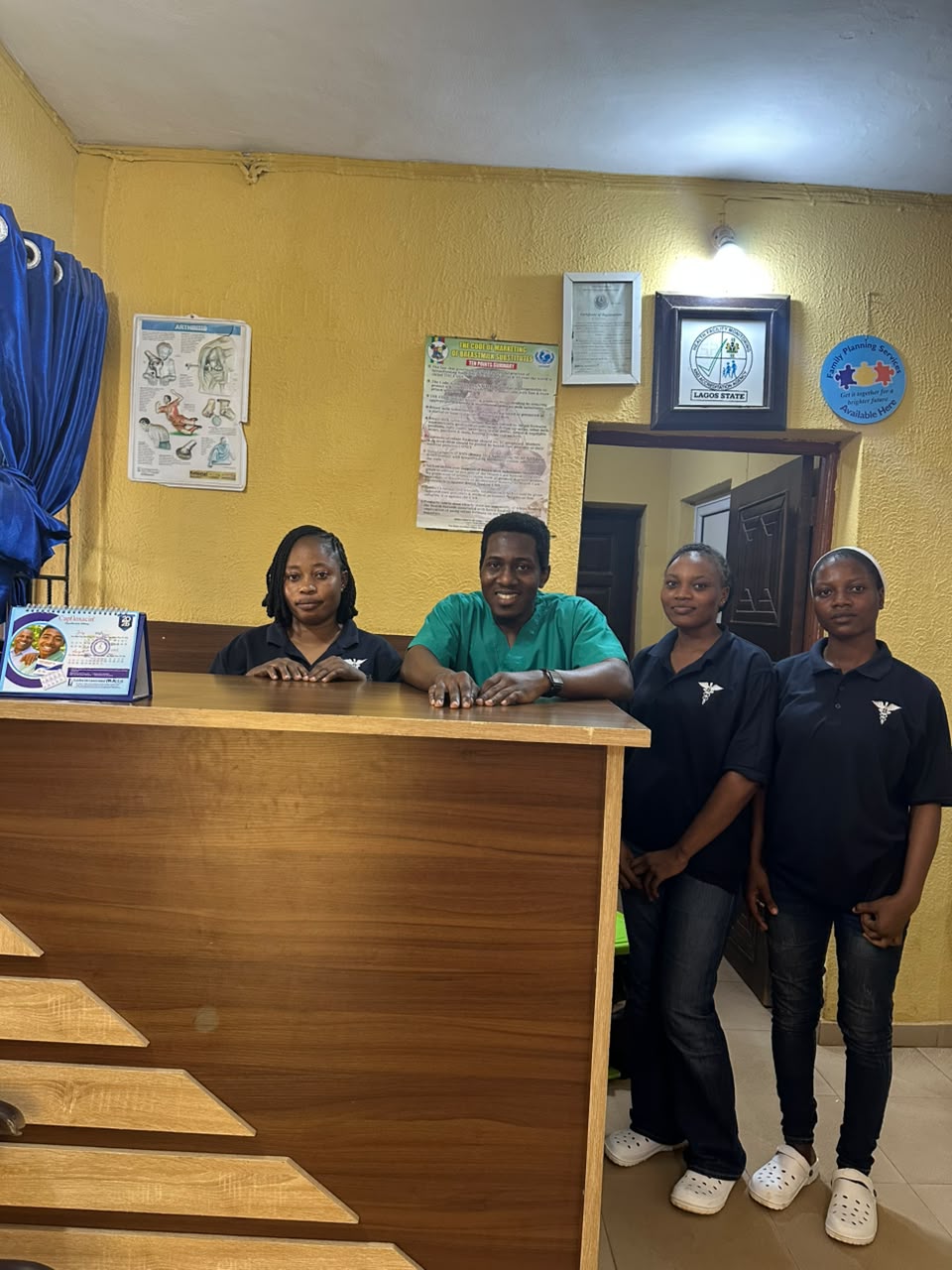 Reception Area and Staff